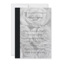 Wedding Vow Renewal Invitation --  Roses