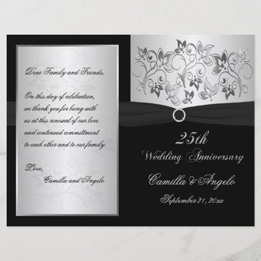 Free Wedding Anniversary Program Templates