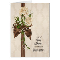 Wedding Vow Renewal Roses Cards