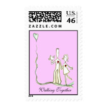 Wedding Walking Together Stamp (P12)