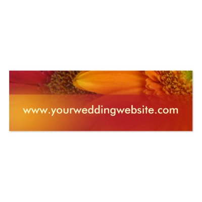 Wedding website cards business card by perfectpostage