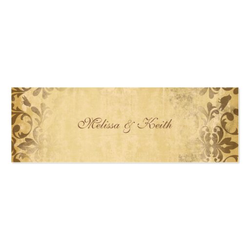 Wedding Website Cards {Toffee} Business Card