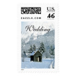 Wedding Winter Holiday Wedding Winter Wedding Stamp