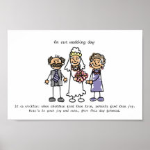 Wedding Wish for Bride's Parents Poster