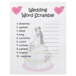 Wedding Word Scramble Full Color Flyer