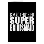 Weddings Favors Tokens & Thanks : Super Bridesmaid cards