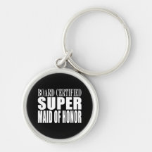 Weddings Favors Tokens Thanks Super Maid of Honor Key Chains
