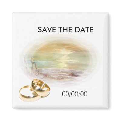 weddings fridge magnets