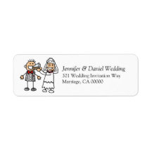 Weddings Invitation Return Address Sticker Custom Return Address Label