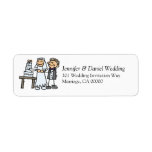 Weddings Invite Envelope  Label Stickers Custom Return Address Label