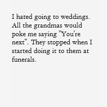 Weddings joke