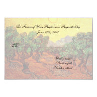 Weddings RSVP card. Custom Invitation