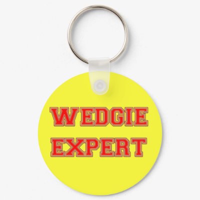 Wedgie Expert Keychain by Say_What