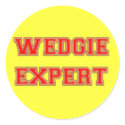 Wedgie Expert stickers by Say_What Wedgie Expert stickers