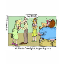 Wedgie Support Group Cartoon Gifts & Collectibles t-shirts