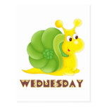 Wednesday Snail Post Cards
