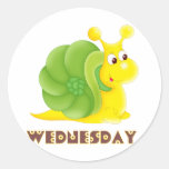 Wednesday Snail Sticker