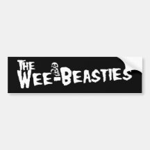 Wee-Beasties Sticker Bumper Sticker