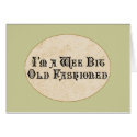 Wee Bit Old Fashioned cards