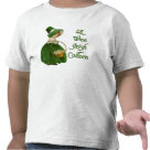 toddler_tshirt - A sweet vintage design with a little Irish girl or Colleen dressed in green with shawl and bonnet. She carries a basket of flowers and text says ... A Wee Irish Colleen. More matching items in my store.: Sizes  Available colors: white