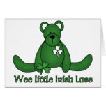 Wee Little Irish Lass Greeting Card