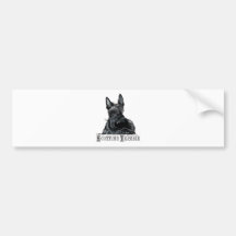 Wee Scottish Terrier Bumper Sticker