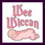 Wee Wiccan New Born Baby Shower Gift Poster