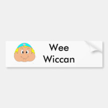 wee-wizard1, Wee Wiccan Bumper Sticker