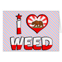 Weed, CA Greeting Card