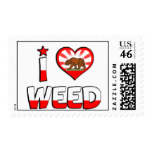 Weed, CA Postage Stamp