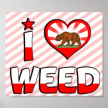 Weed, CA Print