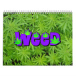 Weed Marijuana Calendar