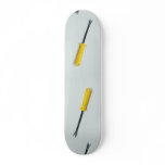 Weed puller tool skate board deck