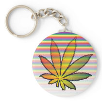 weed rainbow keychains keychains