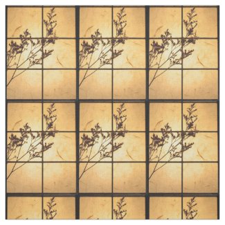 Weeds on Rice Paper Fabric