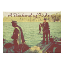 Weekend of Fishing invitations