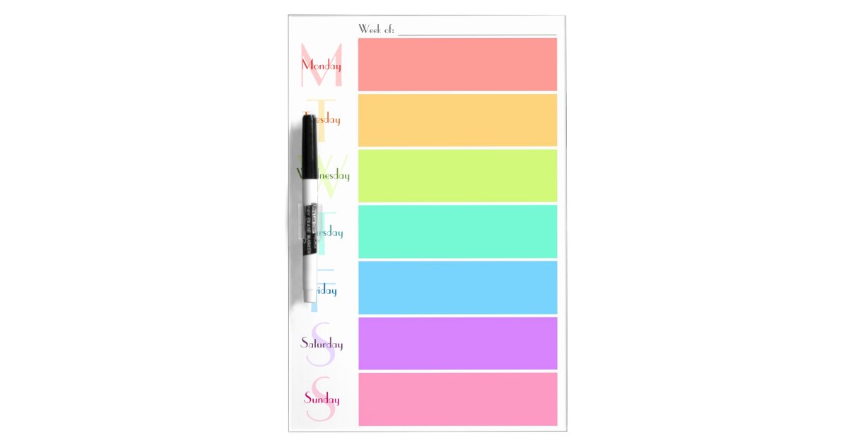 Weekly Calendar Board : Weekly calendar dry erase board driverlayer search engine Weekly Calendar Board : Weekly calendar dry erase board driverlayer search engine