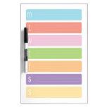 weekly calendar dry erase board dry erase boards