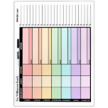 Weekly Meal Planning 22" x 16" Dry-Erase Board