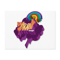 WeeMad Rainbow postcards