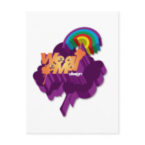 WeeMad Rainbow postcards