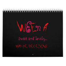 WEENA sweet and vicious calendars by ninjaturki WEENA sweet and vicious calendars