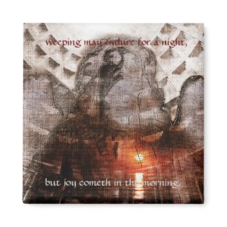 weeping angel inspirational magnet