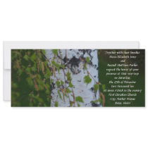 Weeping Birch Wedding Custom Invitation