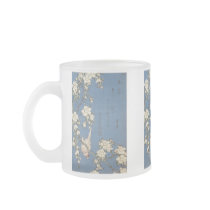 Weeping Cherry and Bullfinch, Hokusai, 1834,  Mug