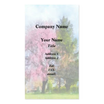 Weeping Cherry and Evergreen business cards