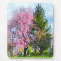 Weeping Cherry and Evergreen mousepads