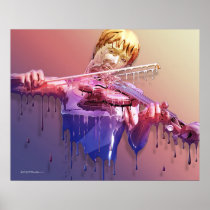 Weeping Violin Print