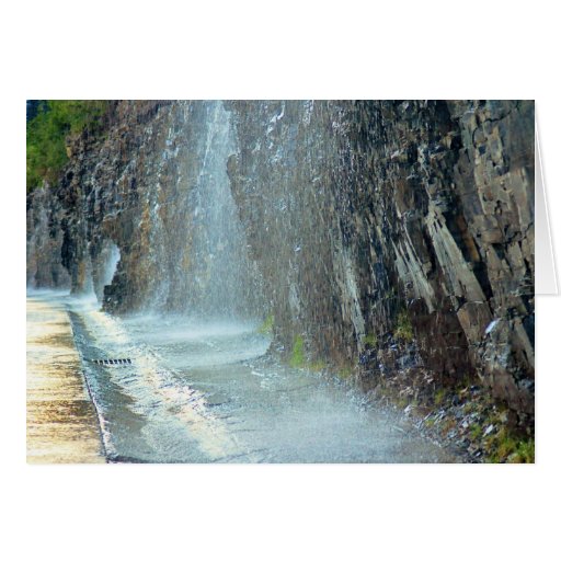 Weeping Wall, Going-to-the-sun-road Greeting Cards
