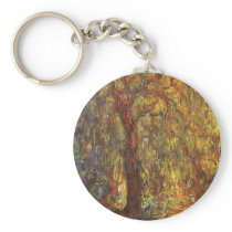 Weeping Willow by Claude Monet Key Chains